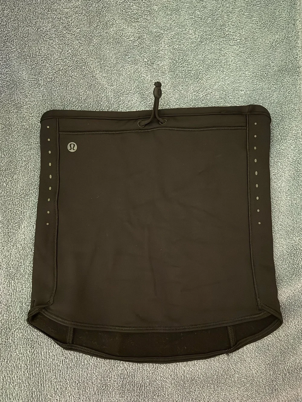 lululemon athletica Black Drawstring neck warmer
